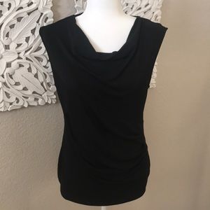 Black polyester Ann Taylor top